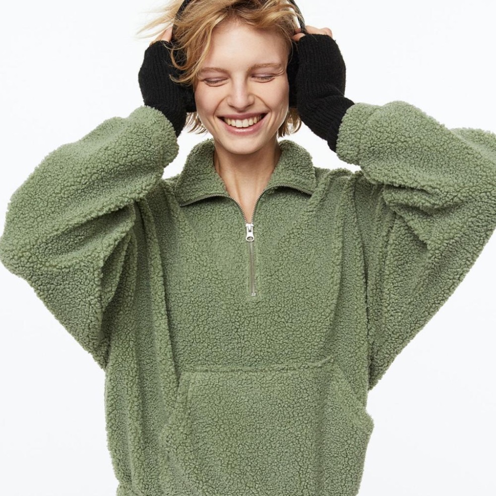 🥝 Teddy Half Zip Wide Fit